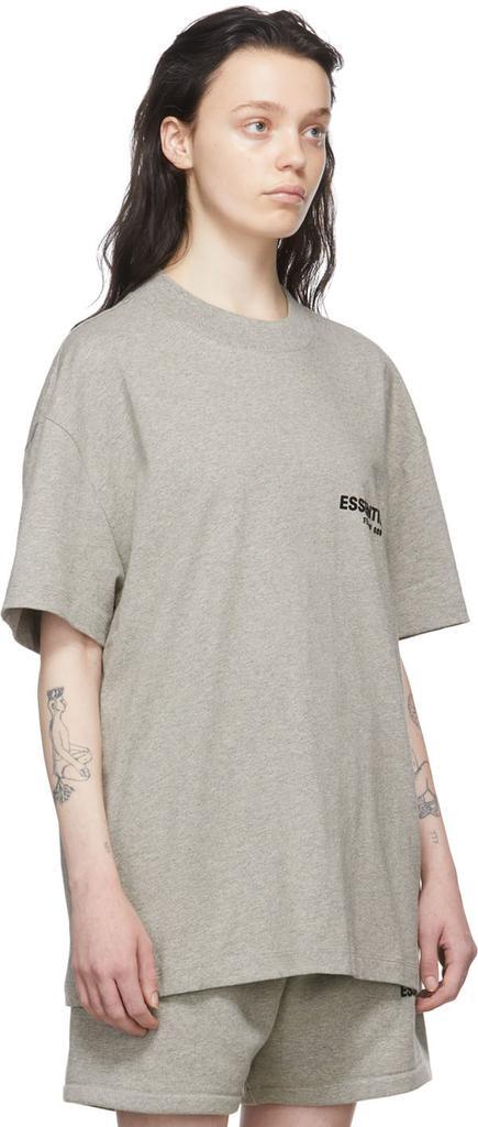 商品Essentials|Gray Cotton T-Shirt,价格¥308,第4张图片详细描述