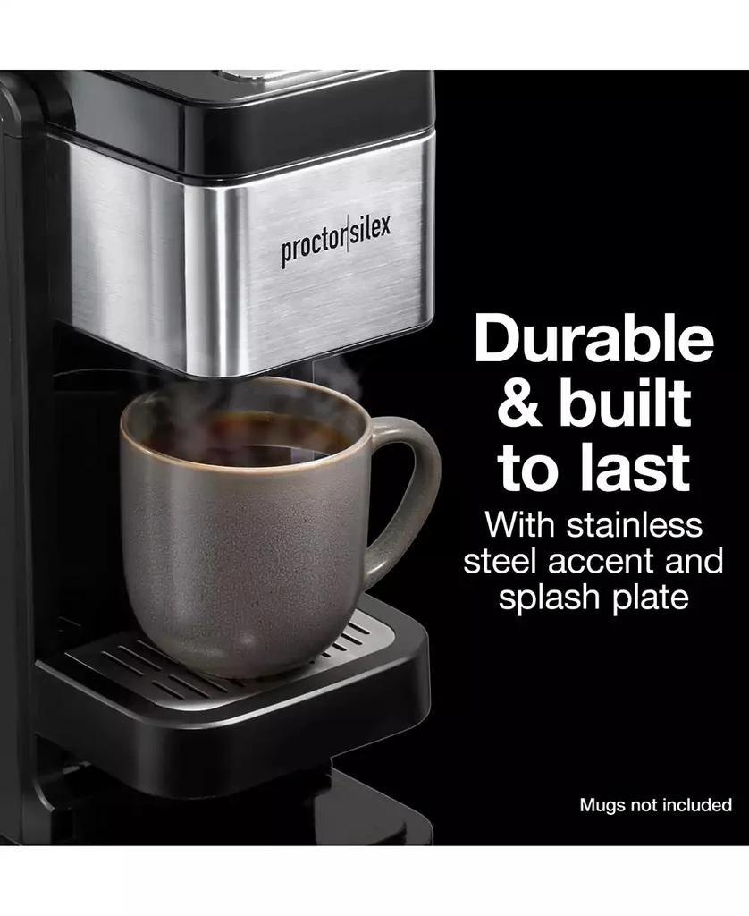 商品Proctor Silex|Single-Serve Coffee Maker with 40-oz. Reservoir,价格¥297,第4张图片详细描述