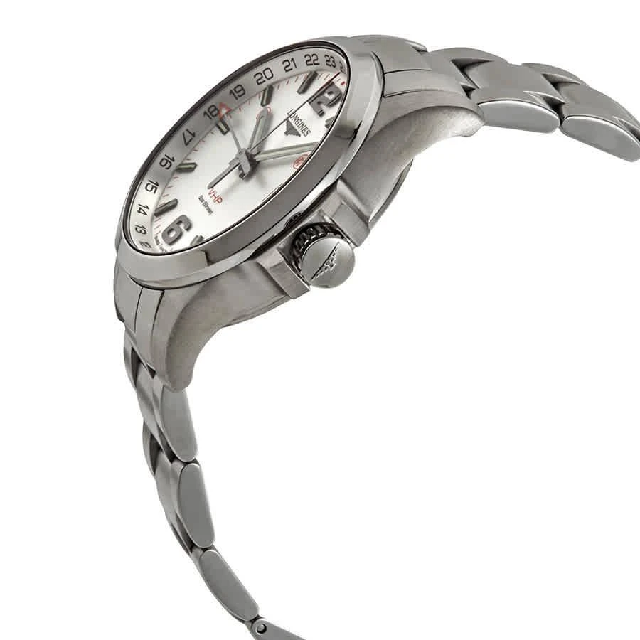 商品Longines|Conquest V.H.P. Quartz Silver Dial Men's Watch L37184766,价格¥6256,第2张图片详细描述