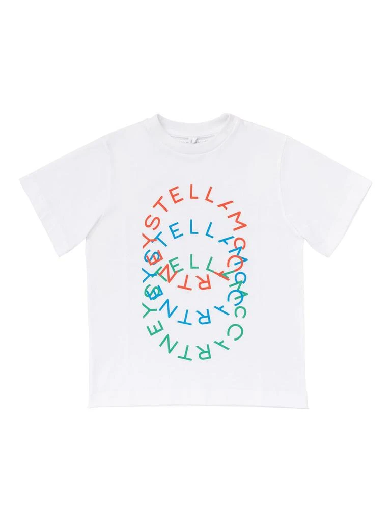 商品Stella McCartney|Logo Print Organic Cotton T-shirt,价格¥322,第1张图片