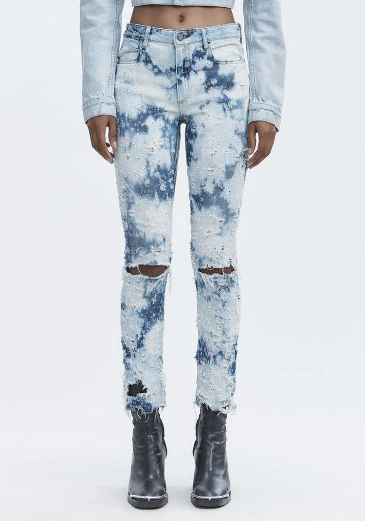 商品Alexander Wang|WHIPLASH DESTROYED JEANS,价格¥889,第5张图片详细描述