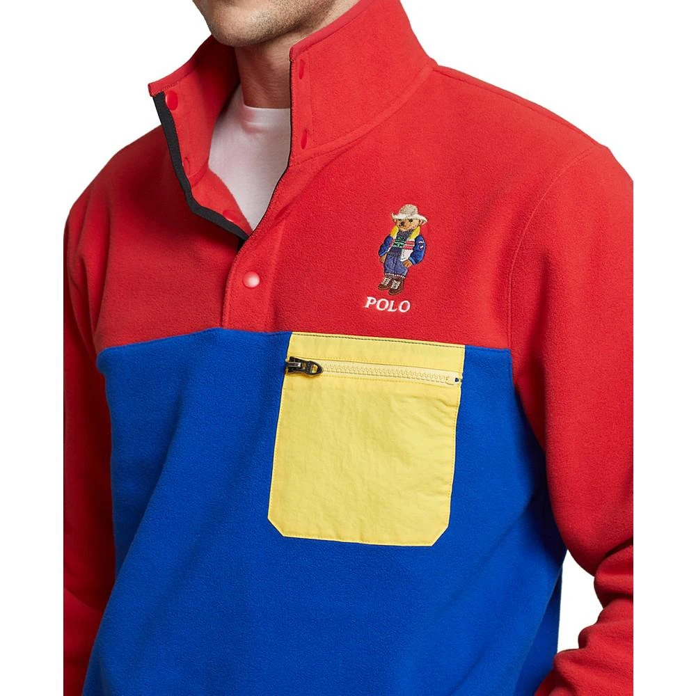 商品Ralph Lauren|Men's Polo Bear Fleece Mockneck Pullover,价格¥508,第3张图片详细描述