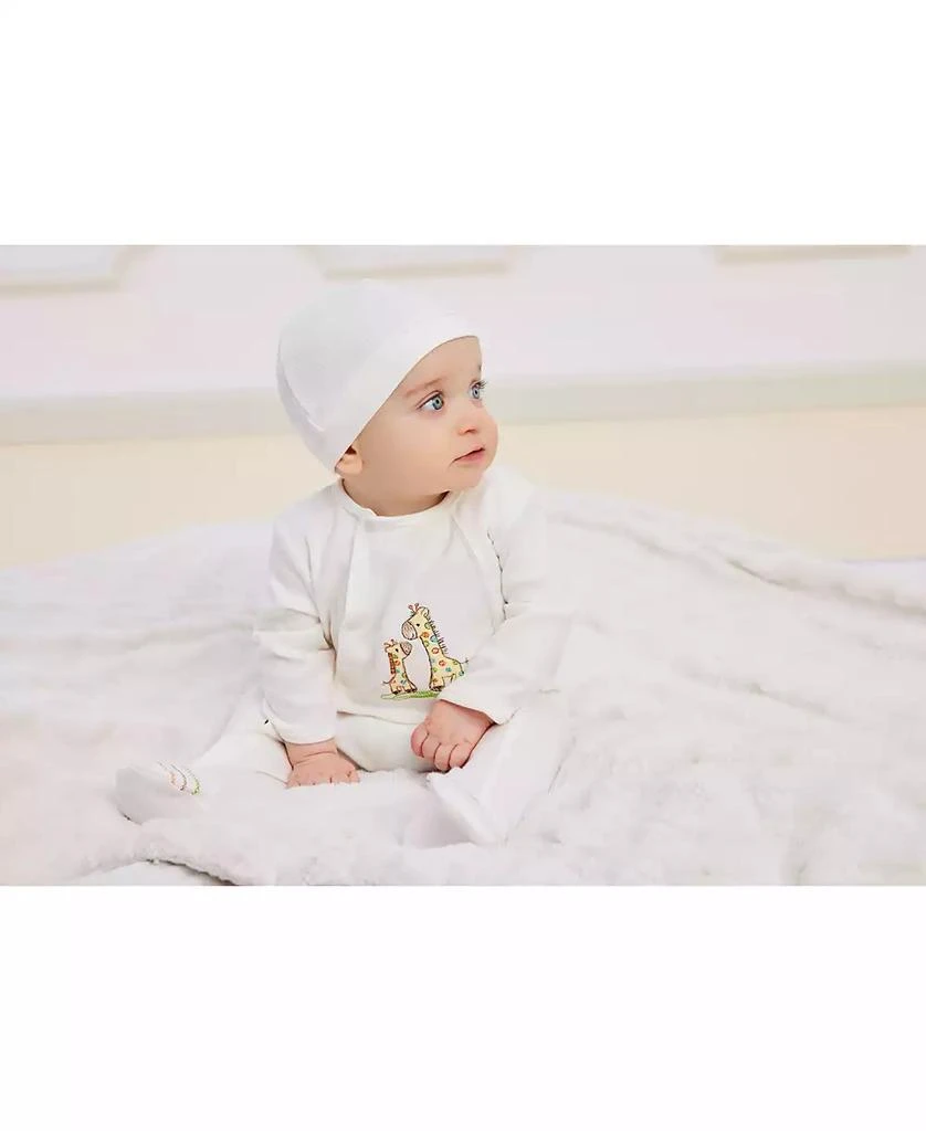 商品Little Me|Baby Boys or Baby Girls Giraffe Coverall with Hat, 2 Piece Set,价格¥98,第4张图片详细描述