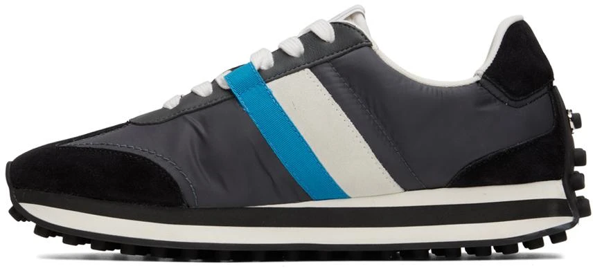 商品Salvatore Ferragamo|Gray Paneled Sneakers,价格¥3233,第3张图片详细描述
