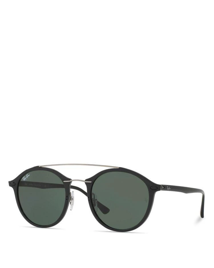 商品Ray-Ban|Brow Bar Round Sunglasses, 48mm,价格¥1518,第2张图片详细描述