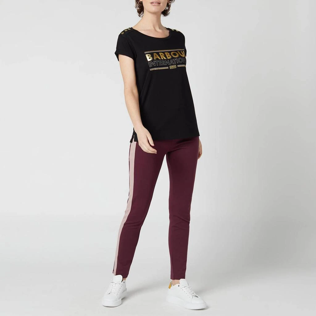 商品Barbour|Barbour International Women's Montegi T-Shirt - Black,价格¥102,第3张图片详细描述