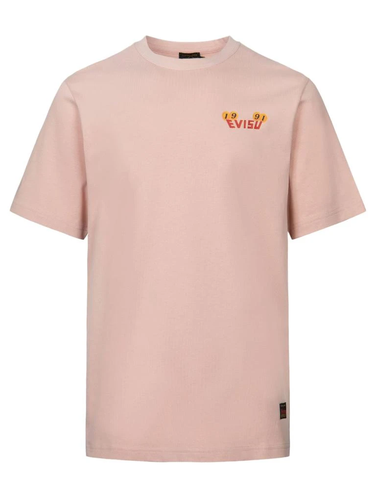 商品Evisu|Pink Cotton Pine Daicock T-shirt,价格¥1316,第1张图片