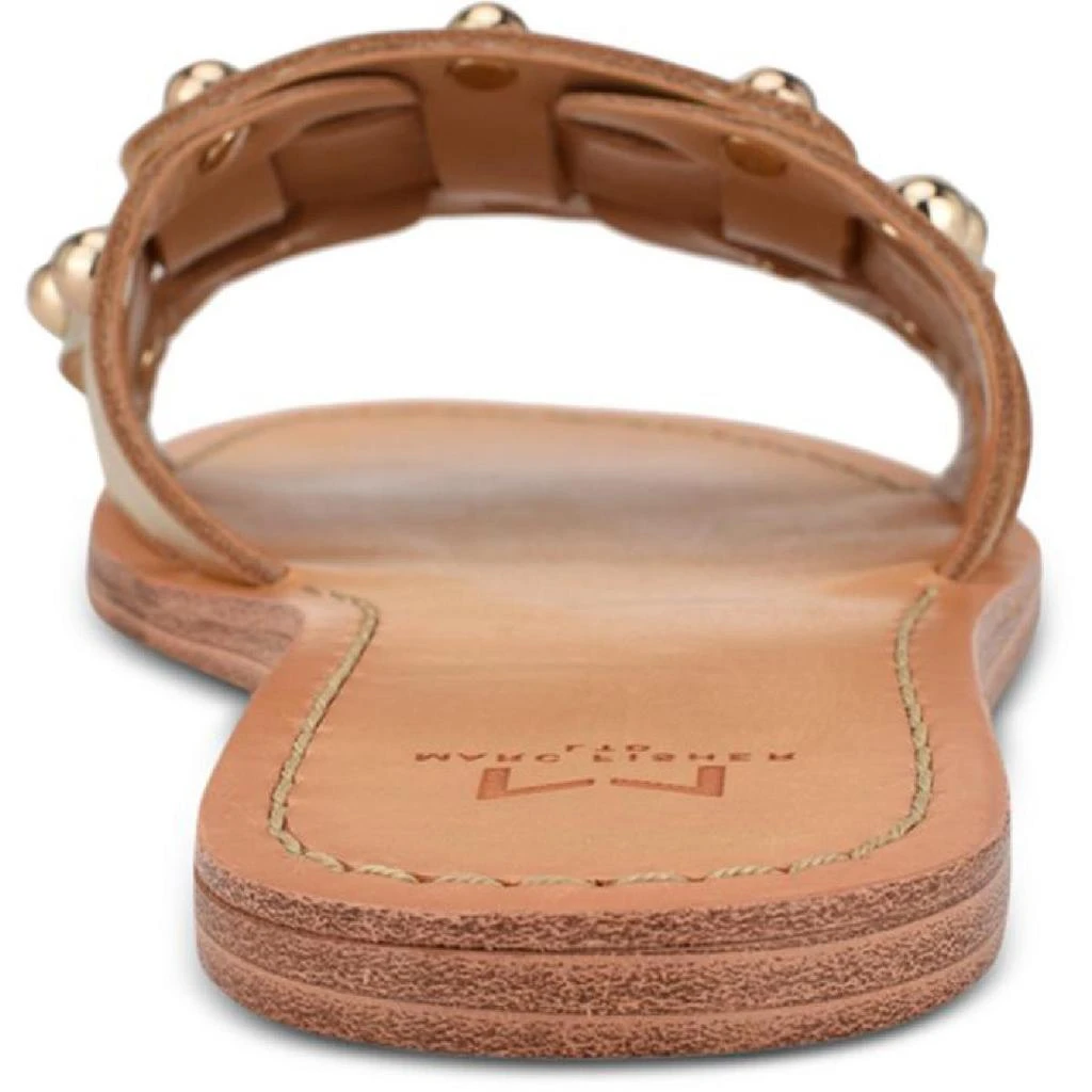 商品Marc Fisher|Marc Fisher LTD Womens Pacca Leather Studded Slide Sandals,价格¥238,第3张图片详细描述