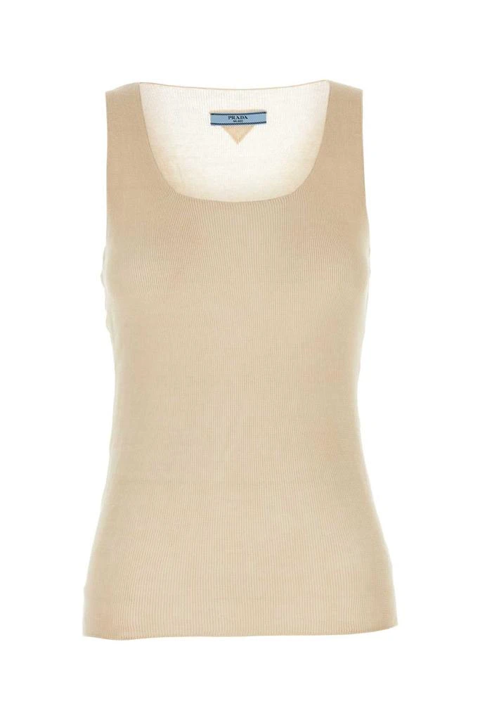 商品Prada|Sand Cotton Tank Top,价格¥5208,第1张图片