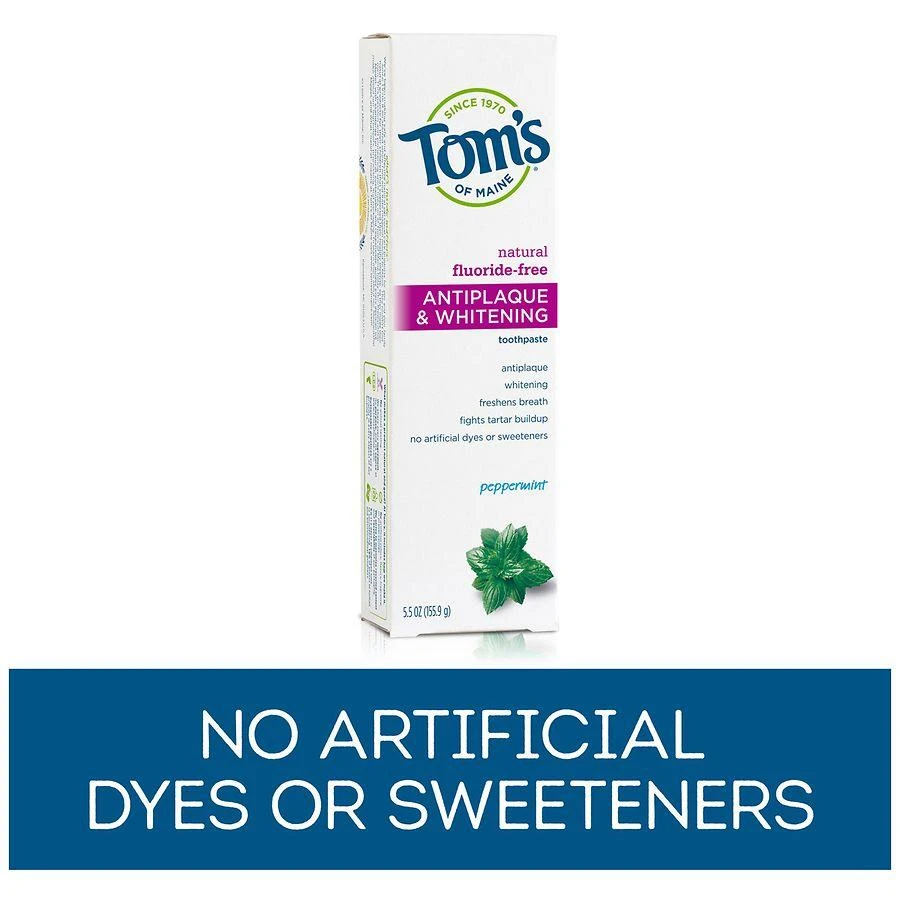 商品Tom's of Maine|无氟牙膏 帮助防止牙菌斑和牙垢堆积,价格¥51,第5张图片详细描述