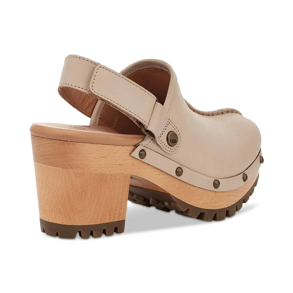 商品UGG|Women's Lanni Studded Slip-On Slingback Platform Clogs,价格¥796,第3张图片详细描述