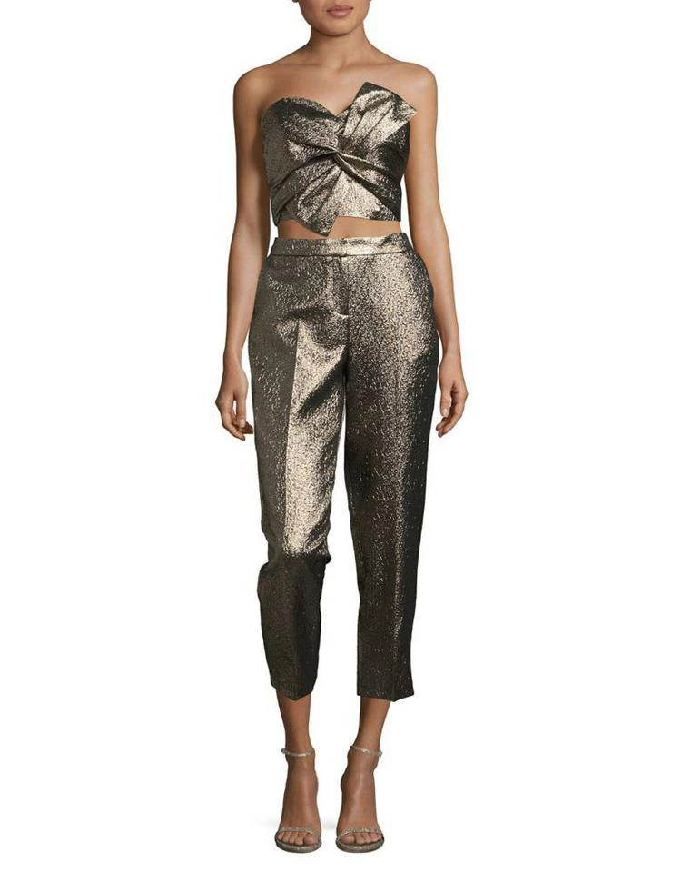 商品Miss Selfridge|Strapless Twist-Front Bustier Top,价格¥156,第4张图片详细描述