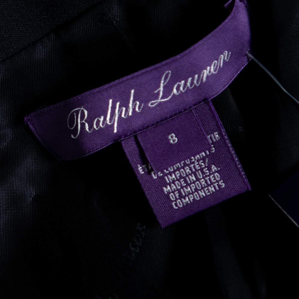 Ralph Lauren Purple Label Navy Blue Wool Double Breasted Tuxedo Jacket M商品第5张图片规格展示