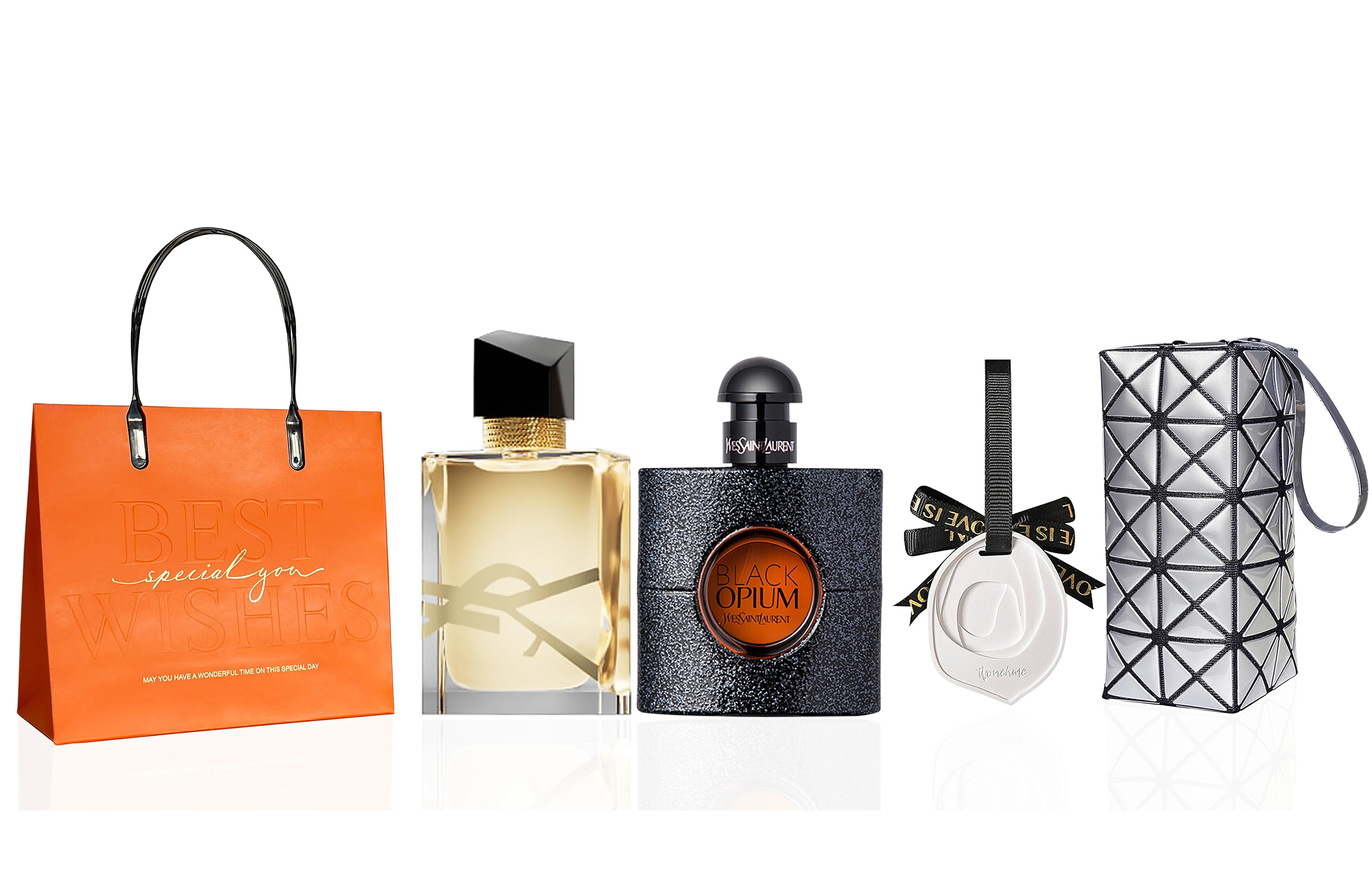 商品[国内直发] Yves Saint Laurent|YSL圣罗兰 自由之水 女士浓香水套装 香水EDP 香水+白石香薰+心想事橙礼袋,价格¥223,第10张图片详细描述