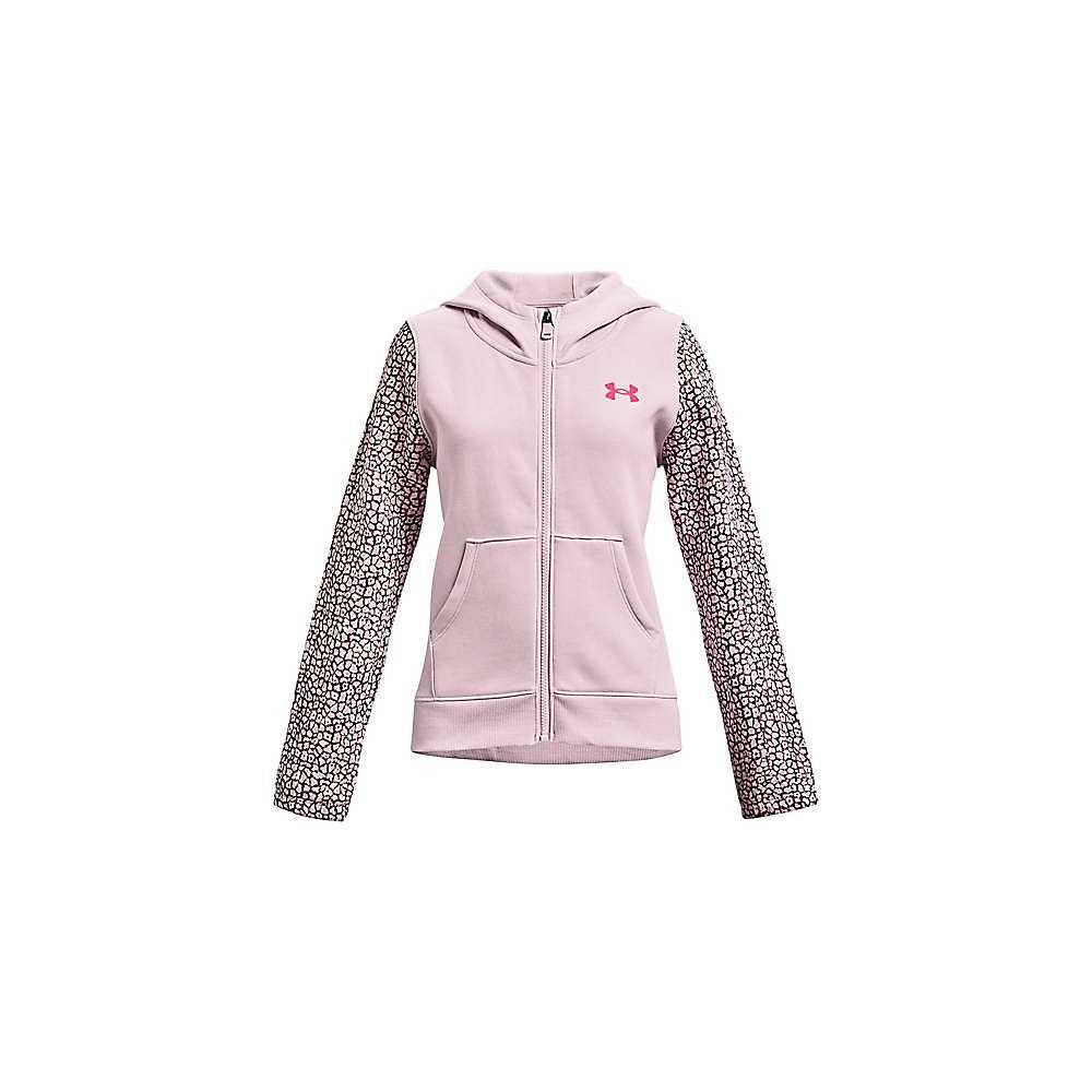 商品Under Armour|Under Armour Girls' Rival Fleece Full Zip Hoodie,价格¥249,第1张图片