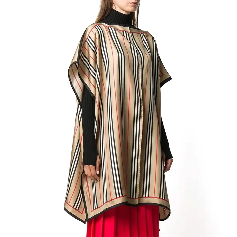 BURBERRY  女士格纹棉质斗篷  8031540 商品