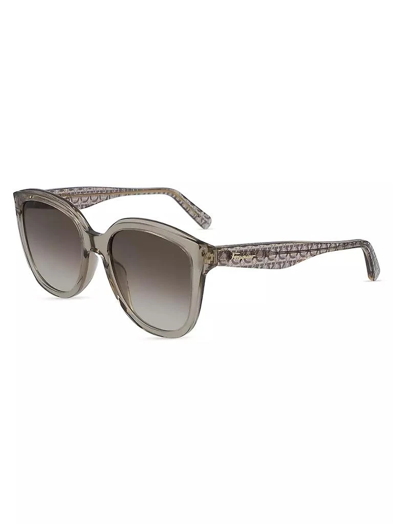 商品Salvatore Ferragamo|Gancini 53MM Round Sunglasses,价格¥2146,第2张图片详细描述