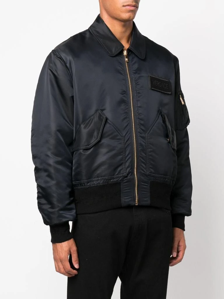 商品Versace|Logo patch bomber jacket,价格¥6038,第3张图片详细描述