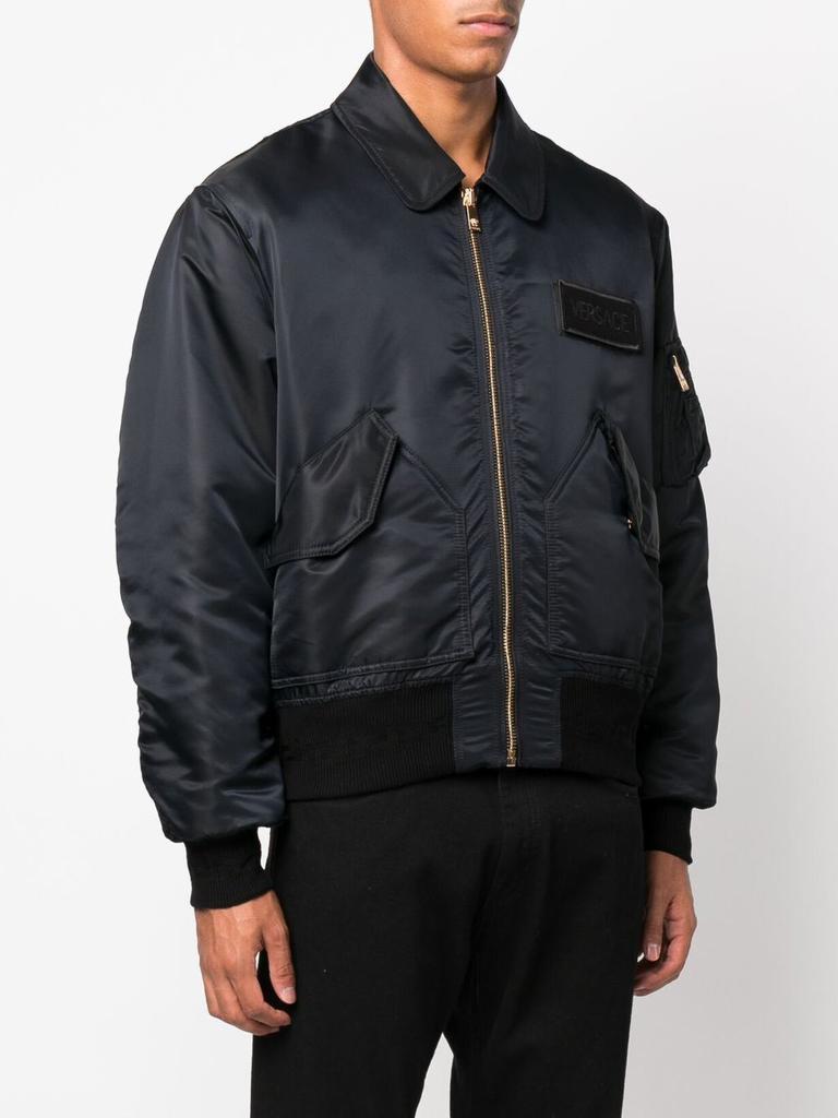 商品Versace|Logo patch bomber jacket,价格¥6631,第5张图片详细描述