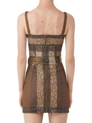 商品Burberry|Belted Lace Bustier Mini Dress,价格¥3879,第2张图片详细描述