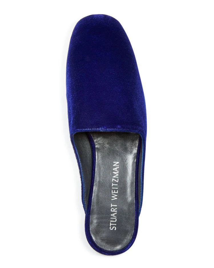 商品Stuart Weitzman|Mulearky Velvet Mules ,价格¥1190,第3张图片详细描述