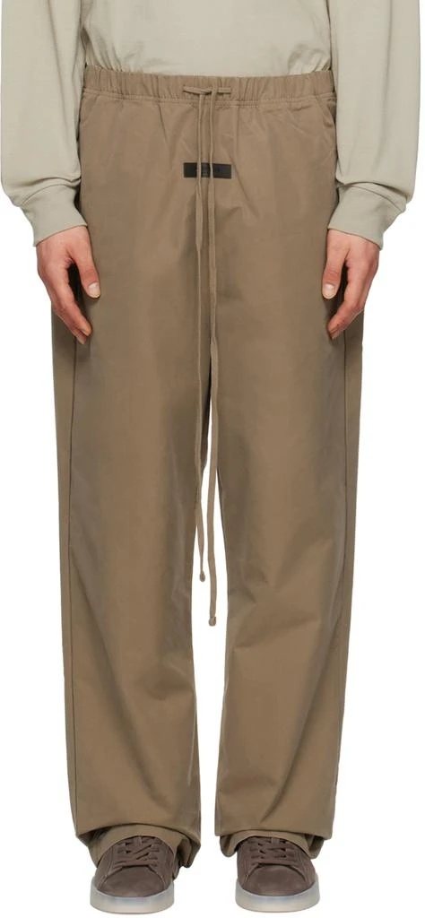 商品Essentials|Brown Relaxed Track Pants,价格¥487,第1张图片
