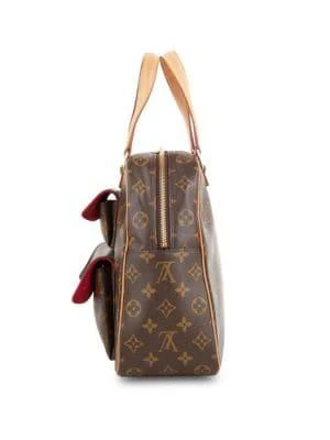 商品[二手商品] Louis Vuitton|Monogram Coated Canvas Double Top Handle Bag,价格¥9378,第3张图片详细描述