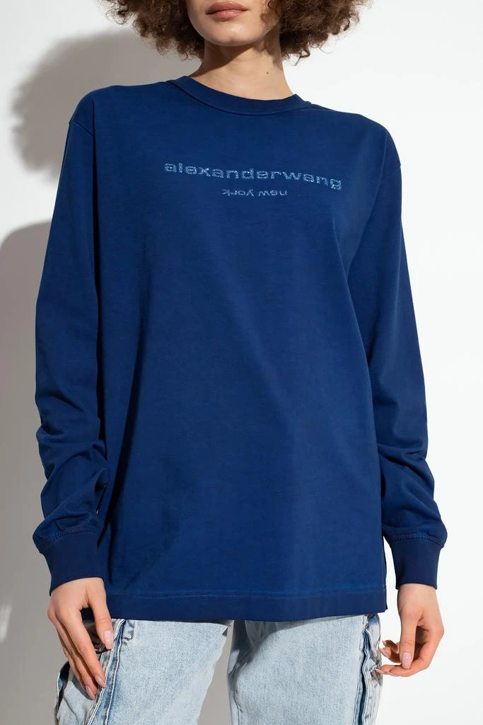 商品Alexander Wang|T-shirt with long sleeves,价格¥1957,第3张图片详细描述