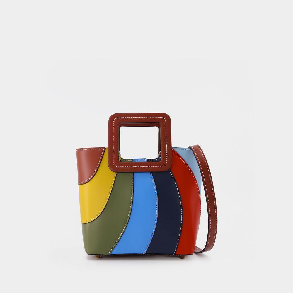 商品Staud|Riviera Shirley Mini Bag in Rainbow Leather,价格¥1908,第1张图片
