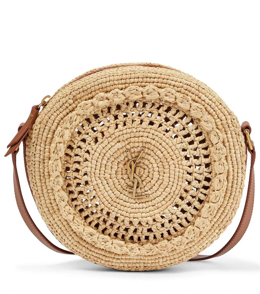 商品Yves Saint Laurent|Small raffia crossbody bag,价格¥11891,第1张图片