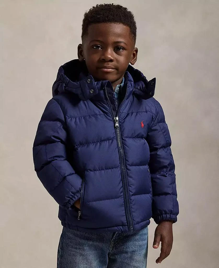 商品Ralph Lauren|Toddler and Little Boys Ripstop Down Hooded Jacket,价格¥585,第1张图片