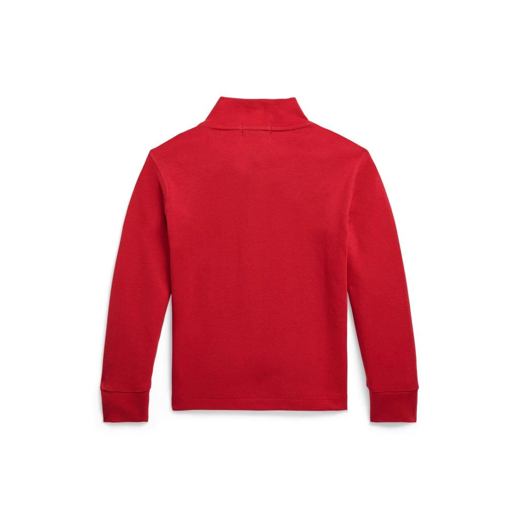 商品Ralph Lauren|Cotton Interlock 1/4 Zip Pullover (Little Kids),价格¥285,第2张图片详细描述