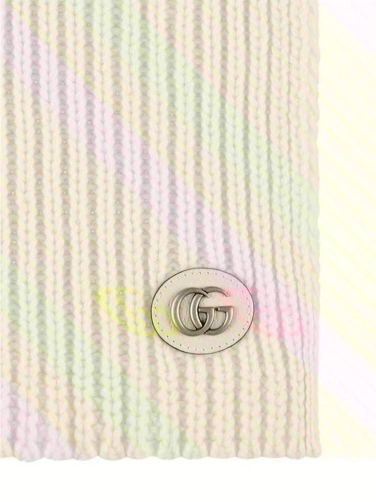 商品Gucci|Double G Wool & Cashmere Scarf,价格¥3681,第2张图片详细描述