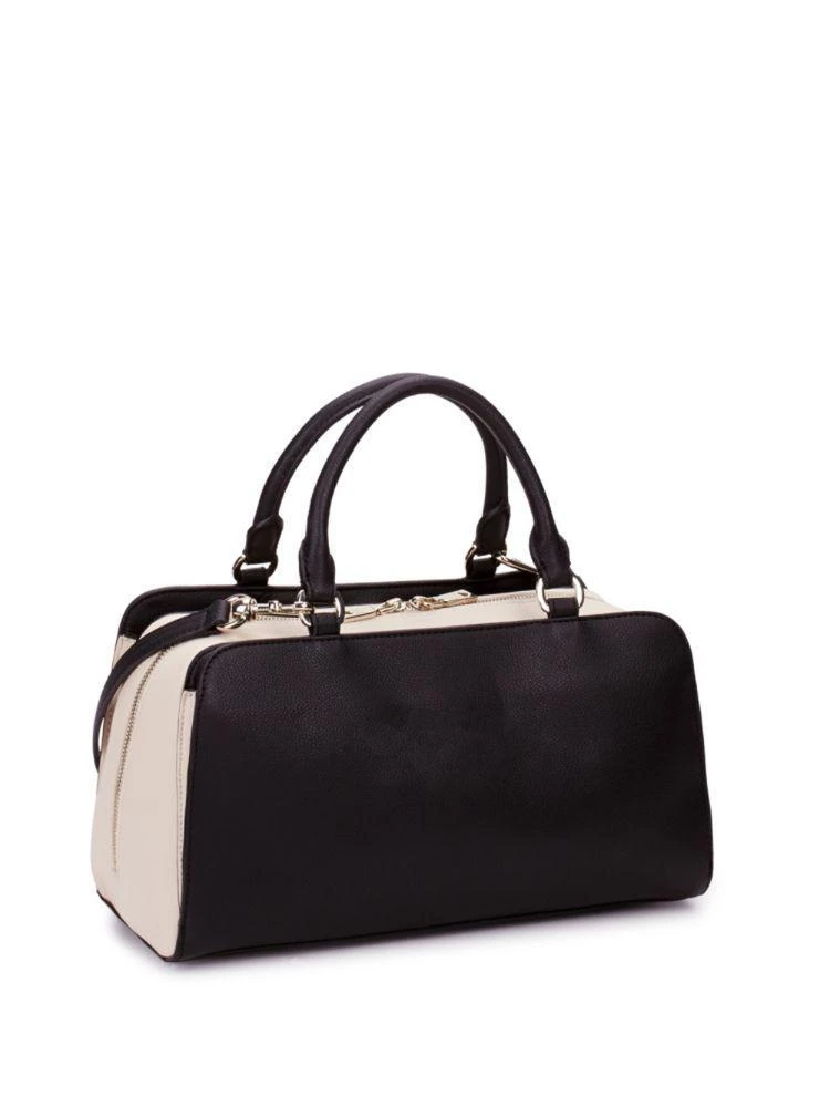 商品Moschino|Heart Two-Tone Faux Leather Satchel,价格¥944,第4张图片详细描述