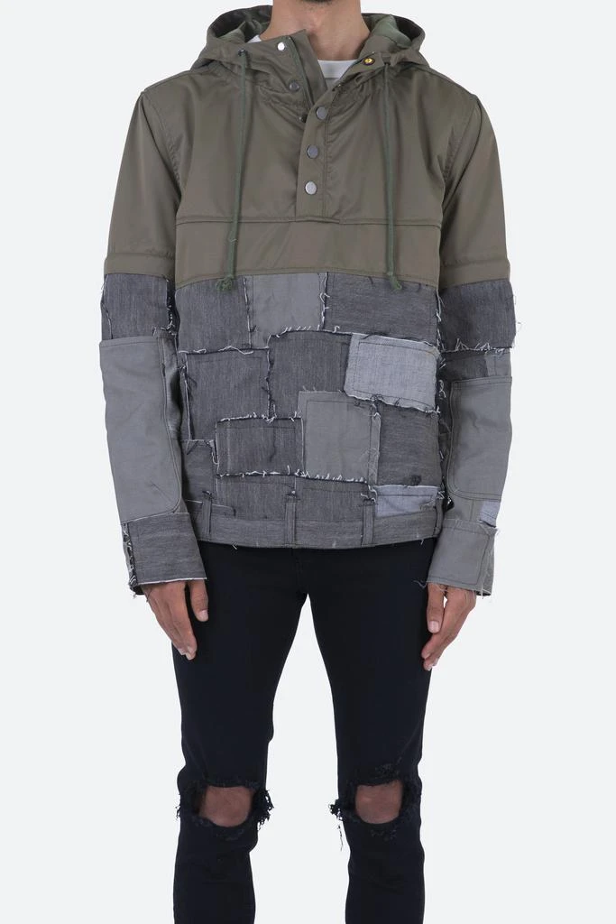 商品MNML|Patchwork Anorak Jacket - Olive,价格¥257,第1张图片