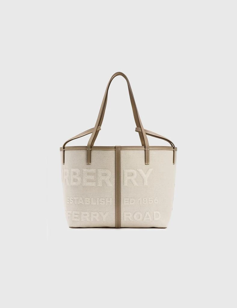 商品[二手商品] Burberry|Extra Large Embossed Logo Cotton Canvas Beach Tote,价格¥10900,第5张图片详细描述