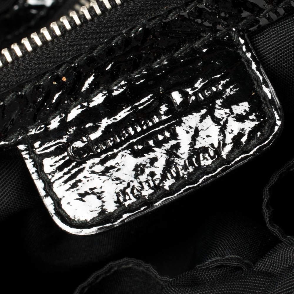 Dior Black Cannage Patent Leather Le Trente Hobo商品第9张图片规格展示