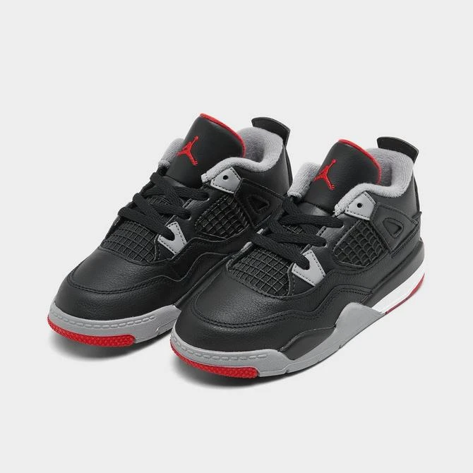 商品Jordan|Kids' Toddler Air Jordan Retro 4 Basketball Shoes,价格¥372,第2张图片详细描述