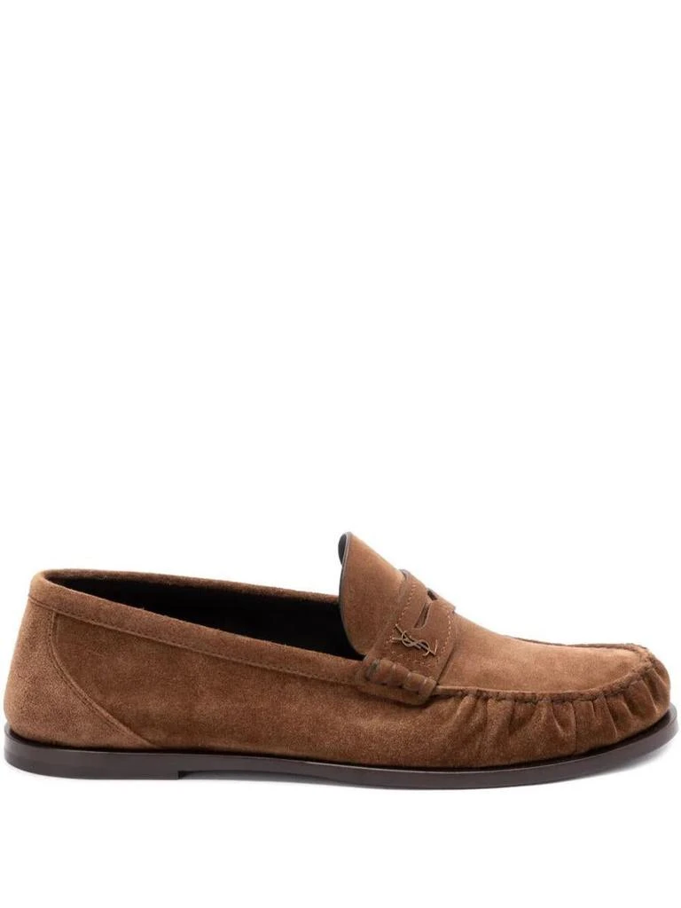 商品Yves Saint Laurent|Saint Laurent Ryan Suede Loafers Shoes,价格¥6377,第1张图片