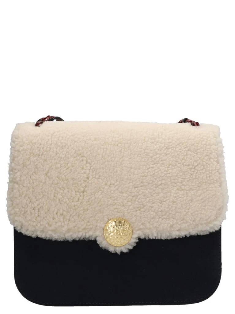 商品Staud|STAUD tess Shearling Crossbody Bag,价格¥2553,第1张图片