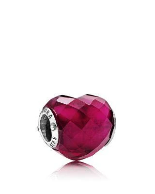 商品PANDORA|Sterling Silver & Cubic Zirconia Shape of Love Charm,价格¥408,第1张图片详细描述