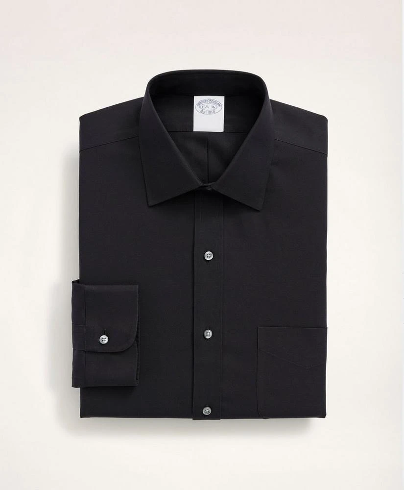 商品Brooks Brothers|Stretch Supima® Cotton Non-Iron Pinpoint Oxford Ainsley Collar Dress Shirt,价格¥871,第3张图片详细描述