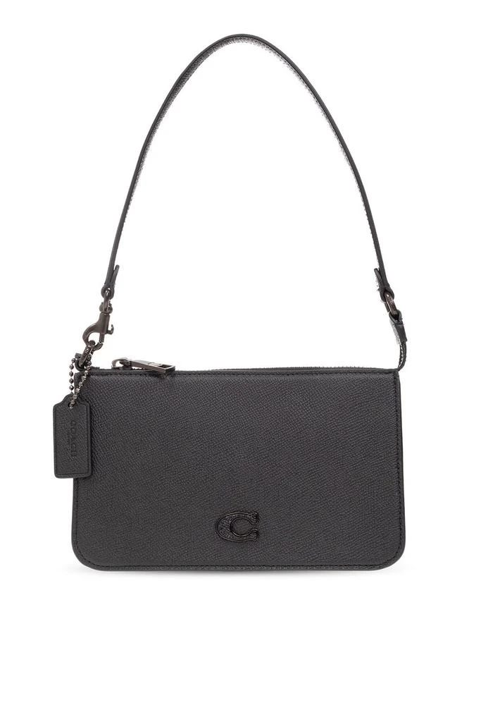 商品Coach|Coach Logo Motif Plaque Shoulder Bag,价格¥1178,第1张图片