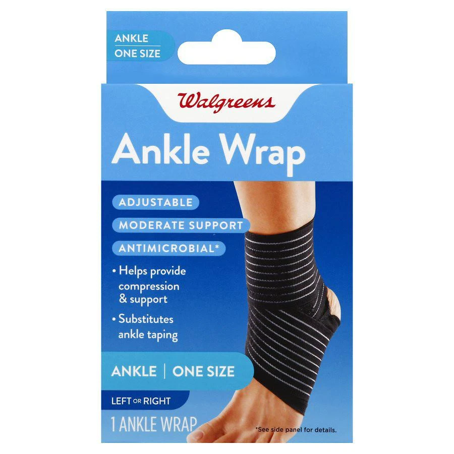 商品Walgreens|Ankle Wrap Moderate Support One Size,价格¥128,第1张图片