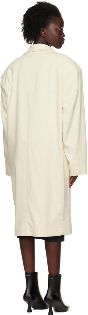 商品Lemaire|Off-White Chesterfield Coat,价格¥3593,第3张图片详细描述