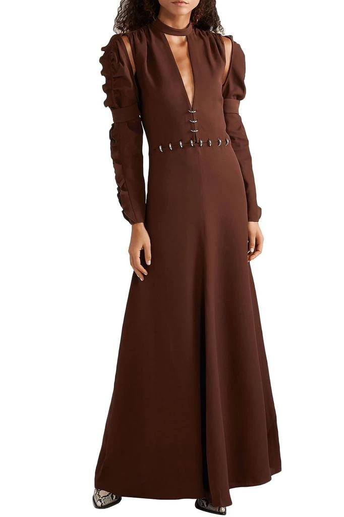 商品Chloé|Embellished cutout cady gown,价格¥11263,第3张图片详细描述