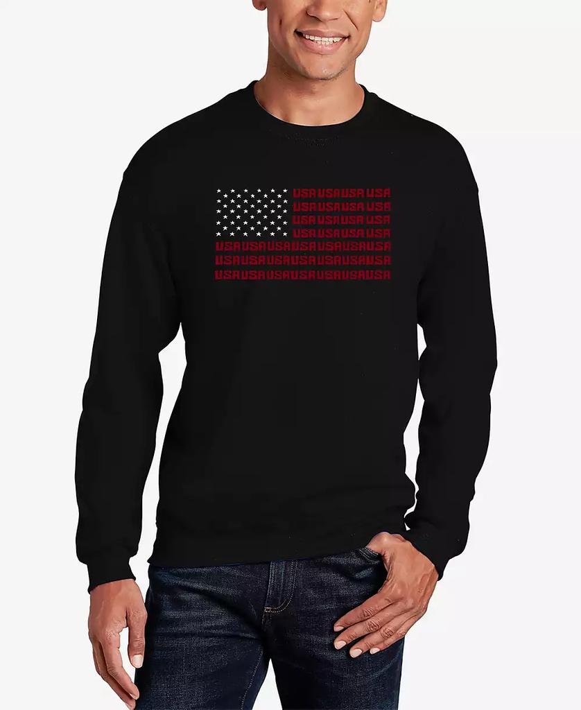 Fier d'être Américain - T-shirt à manches longues pour homme avec motif de mots image 2