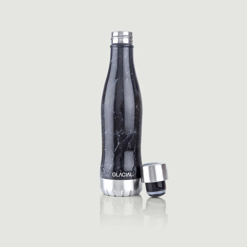 商品Glacial|Black Marble stainless steel bottle Black GLACIAL,价格¥154,第1张图片