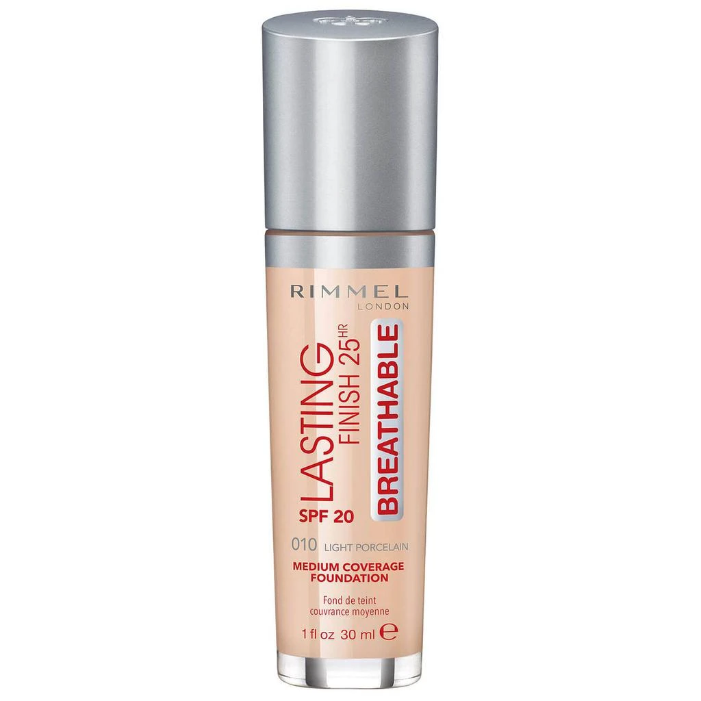 商品Rimmel|Rimmel Lasting Finish Breathable Foundation 30ml (Various shades),价格¥51,第1张图片