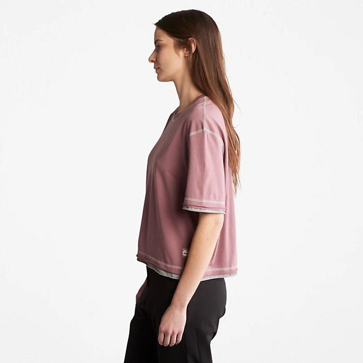 商品Timberland|Anti-Odour Supima® Cotton T-Shirt for Women in Pink,价格¥186,第4张图片详细描述